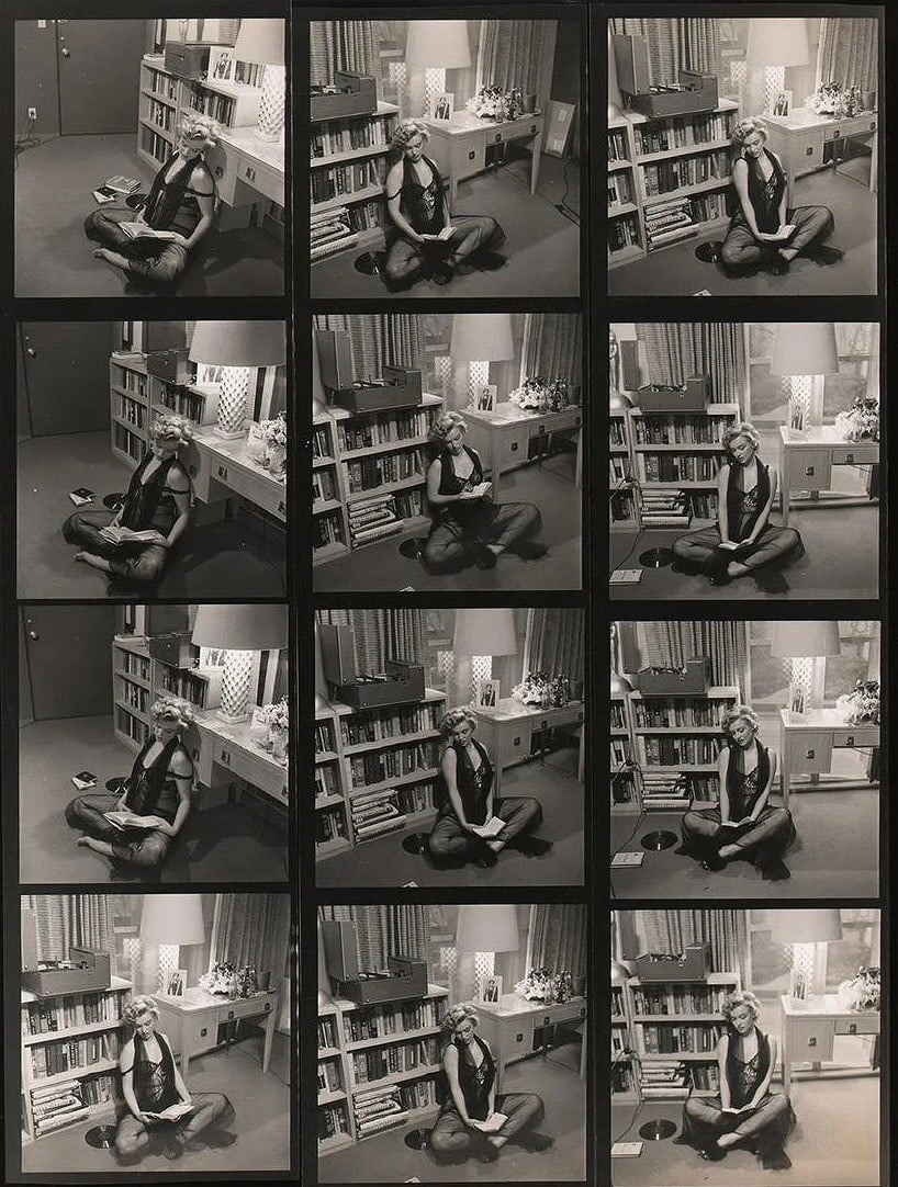 Philippe Halsman, Marilyn Monroe, 1952: Measures 10 x 8 inches, photo print on glossy paper, mounted to foam board