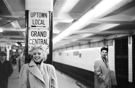Marilyn In Grand Central Station' Marilyn Monroe Silver Gelatin