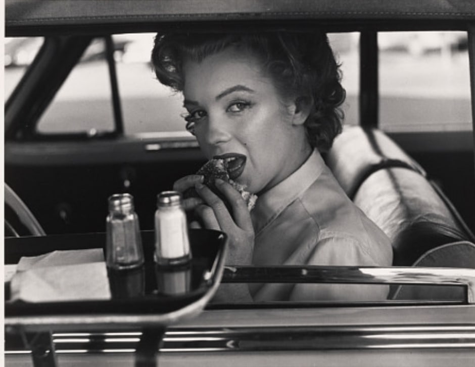 Philippe Halsman Marilyn Monroe Photo: Measures 8x10 inches, Photo Print