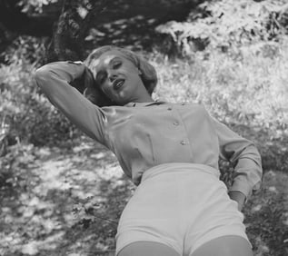 Ed Clark, Marilyn Monroe  at Griffith Park Photo