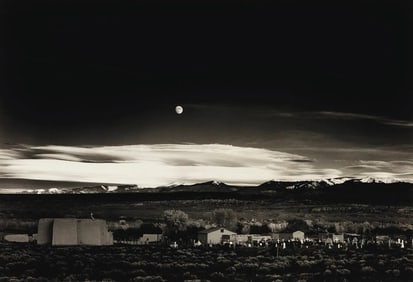 ANSEL ADAMS Moonrise, Hernandez, New Mexico, 1941