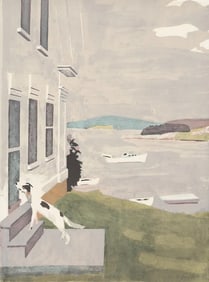 Fairfield Porter - The Dog at The Door