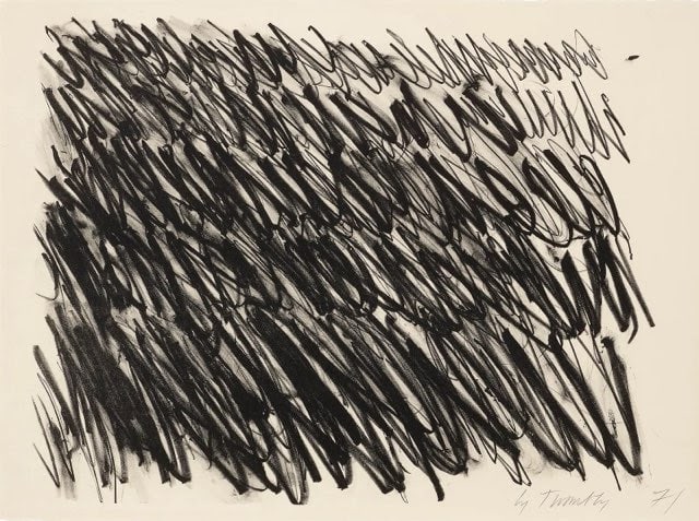 CY TWOMBLY (1928-2011) Untitled: one print (1 of 1)