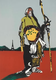 Fritz Scholder Indian in Paris