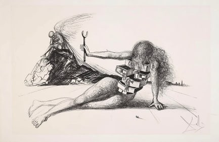 Salvador Dali (Spanish, 1904-1984) Drawers of Memory
