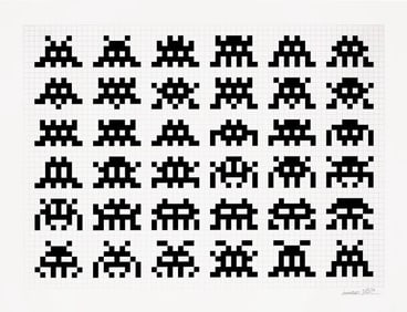 INVADER (B. 1969) Repetition Variation Evolution