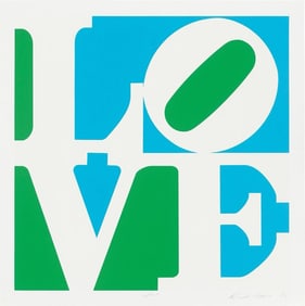 ROBERT INDIANA (1928-2018) The Garden of Love print