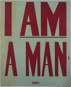 MARTIN LUTHER KING JR. 'I AM A MAN' POSTER