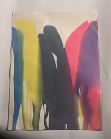 Paul Jenkins Watercolor on paper