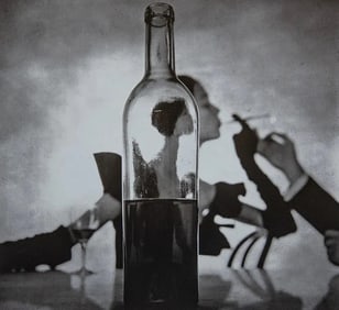 Irving Penn - Man Lighting Girl's Cigarette, New York