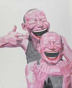 Yue Minjun (Chinese, B. 1962) Smile-ism No. 14, 2006 After