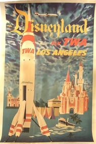 Disneyland (Fly TWA Los Angeles) Poster