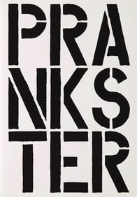 Christopher Wool - Prankster, 1989 - Offset Lithograph