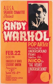 Andy Warhol The Velvet Underground Poster