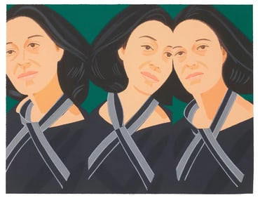 ALEX KATZ (B. 1927) Grey Ribbon screenprint in colors