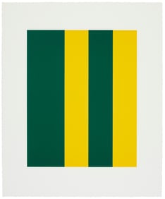 CARMEN HERRERA (1915-2022) Verde y Amarillo
