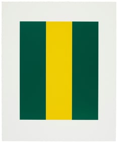 CARMEN HERRERA (1915-2022) Verde y Amarillo