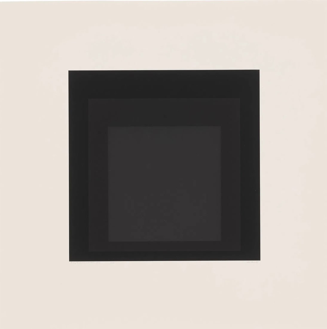 JOSEF ALBERS (1888-1976) Gray Instrumentation: JOSEF ALBERS (1888-1976) Gray Instrumentation I, print in colors on wove paper, signed, titled and lettered a-l , AP in the plate, measures approx 19 x 19 inches