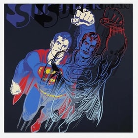 After Andy Warhol, Superman Serigraph