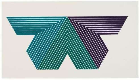 FRANK STELLA (B. 1936) Black Adder, from V Series