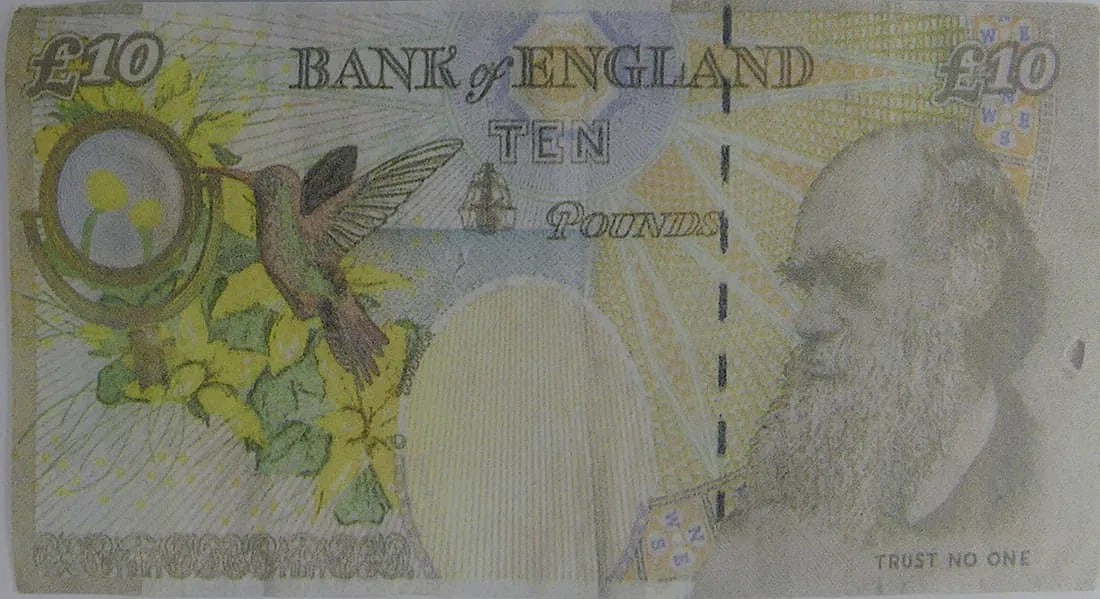 BANKSY 'DI-FACED' TENNER OFFSET LITHOGRAPH (1 of 2)