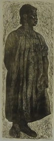 CHARLES WHITE 'SOLID AS A ROCK' LITHOGRAPH