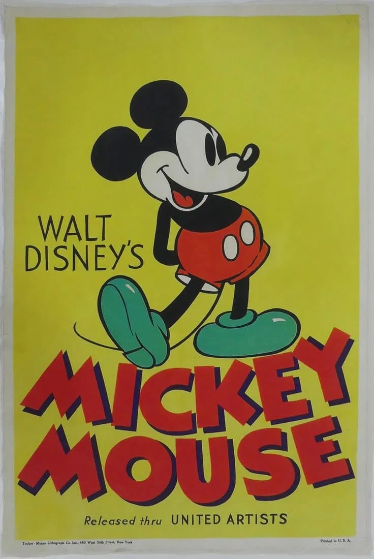 WALT DISNEY'S MICKEY MOUSE POSTER (1 of 3)