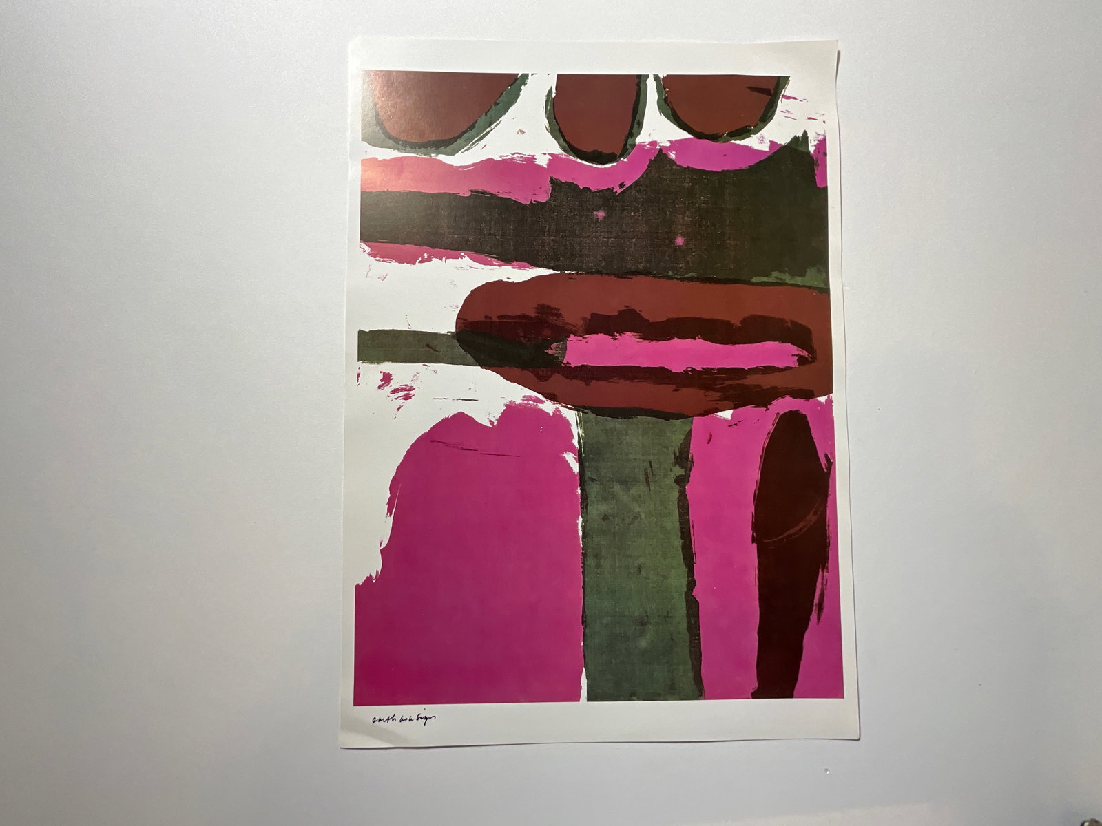 Corita Kent lithograph: Measures 10 x 14 inches