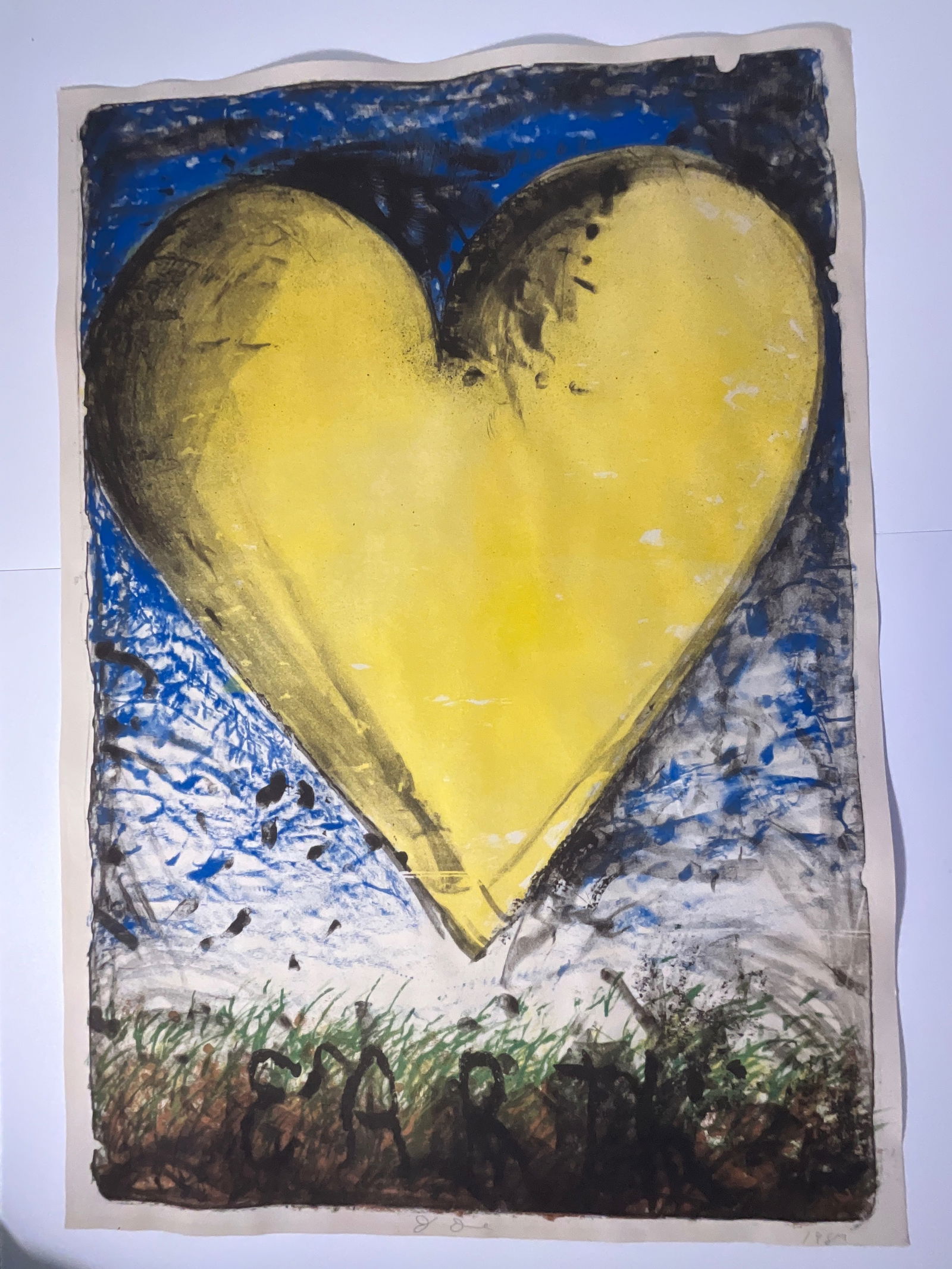 Jim Dine "The Earth" 1984 print (1 of 9)