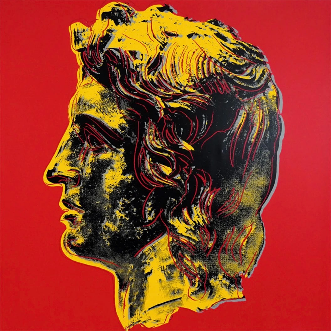 Andy Warhol – Alexander the Great FSII.292, 1982: Warhol, Andy Alexander the Great, FSII 292, 1982 Silkscreen, on Lenox Museum Board, not signed and numbered, Paper size 39.3/4 x 39.3/4 inches