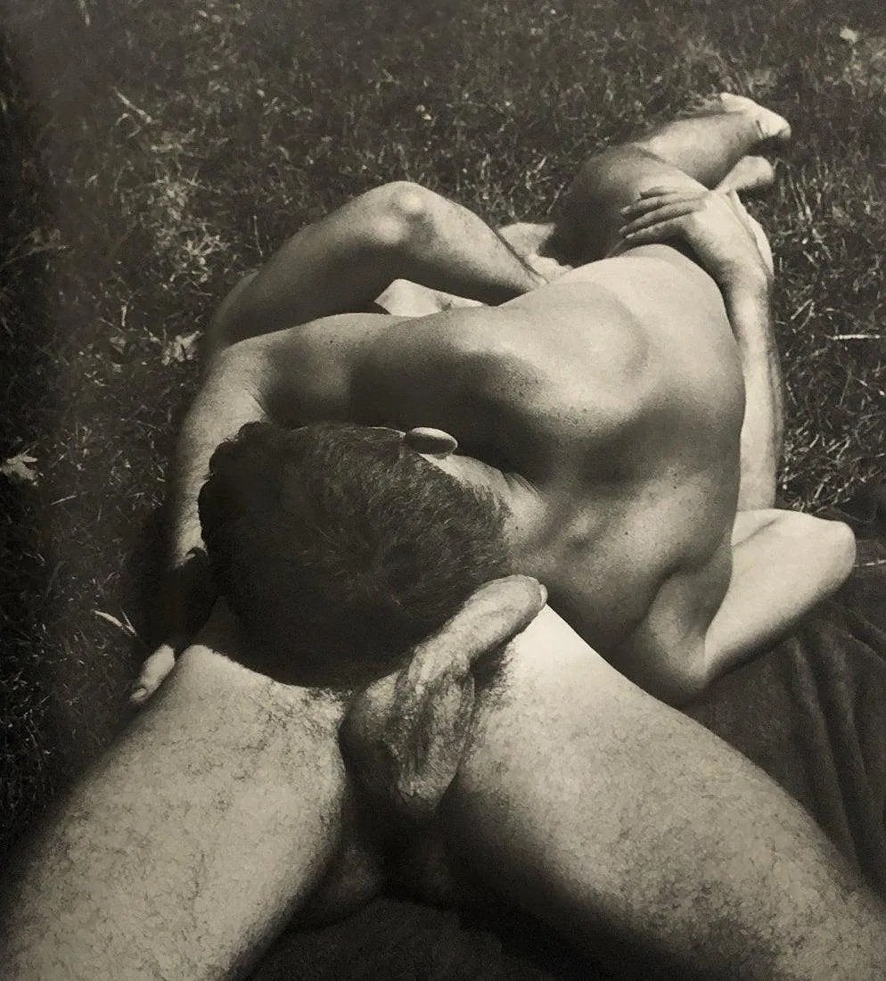 George Platt Lynes - Embrace, 1953: GEORGE PLATT LYNES (B.1907) Embrace, 1953 Photo-litho 9.5" x 9"