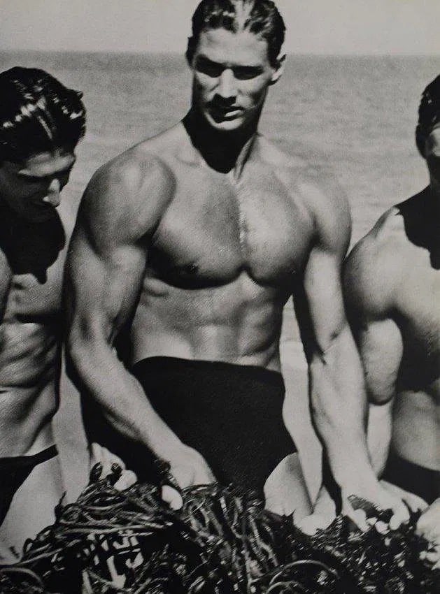 Herb Ritts - Men with Kelp, 1987: HERB RITTS (1952-2002) Herb Ritts - Men with Kelp, 1987 Sheet fed gravure C. 1986 Printed in Japan 14" x 11"