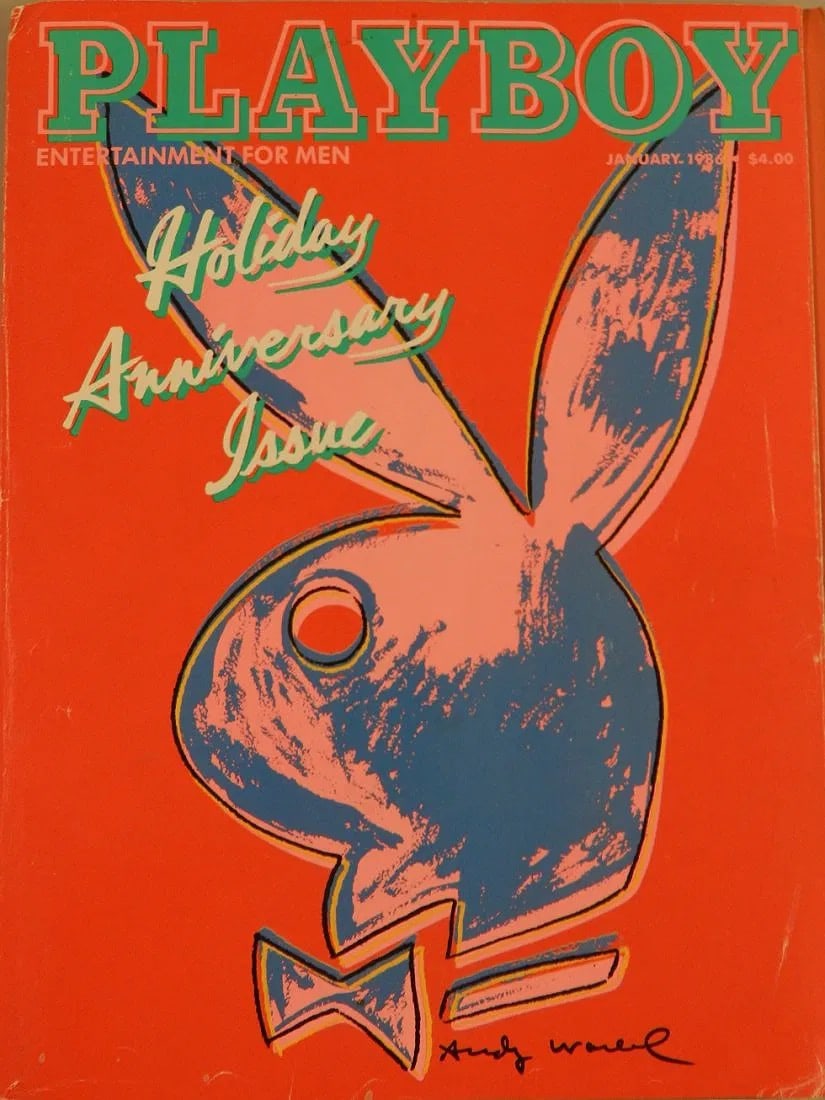 1986 Andy Warhol Playboy Magazine (1 of 1)