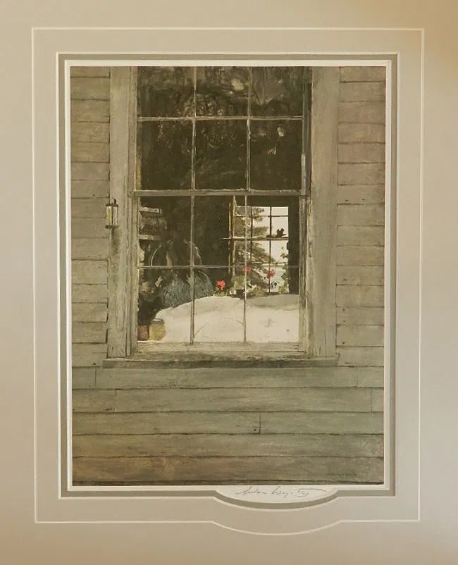 Andrew Wyeth "Garanium" Pencil Signed (1 of 2)