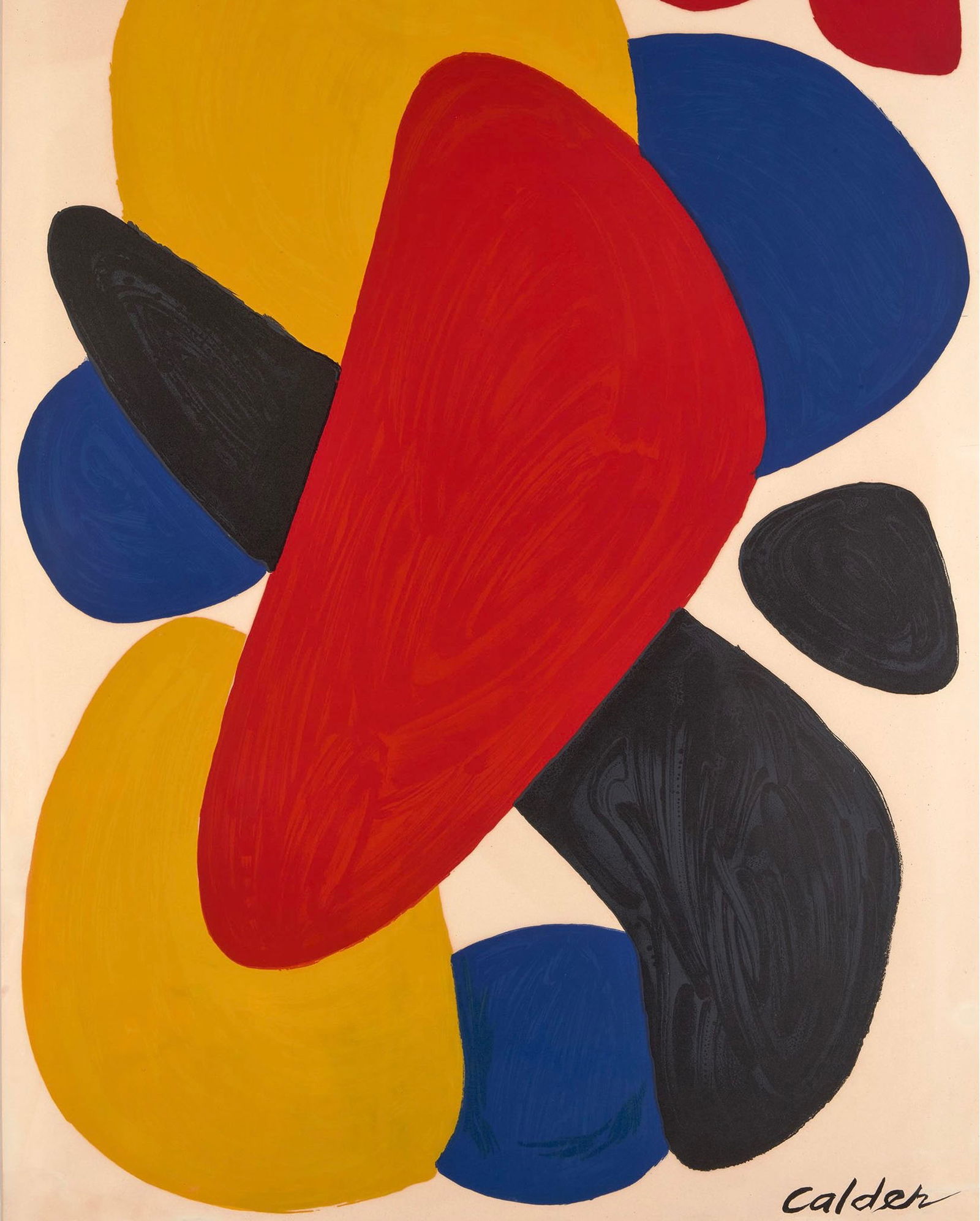 Alexander Calder (1898-1976) Boomerang: Print in colors ,signed in the plate ,the full sheet Measures 44 x 30 inches