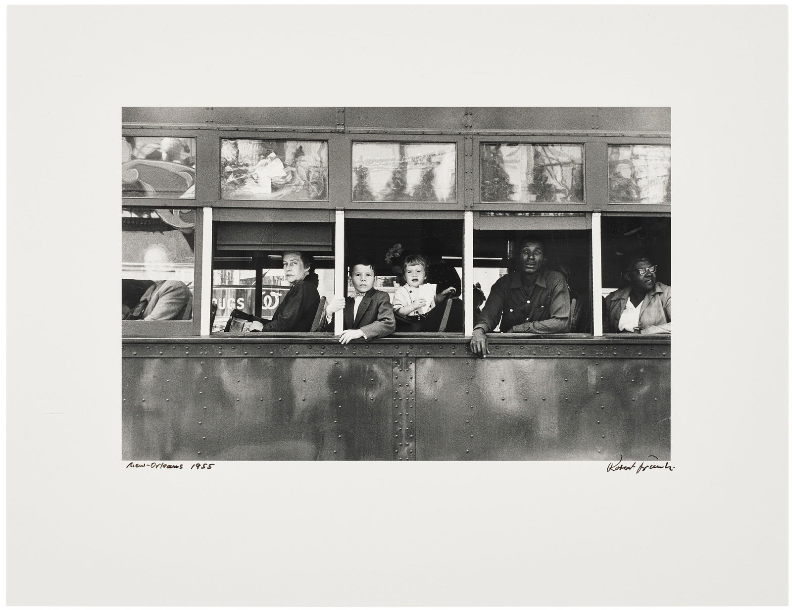 ROBERT FRANK (1924–2019) Trolley - New Orleans, 1955 (1 of 1)