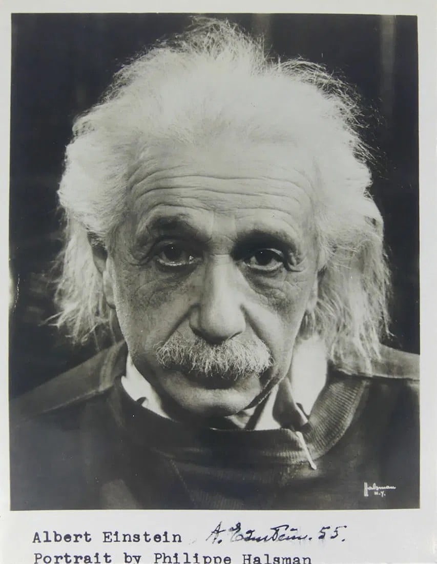PHILIPPE HALSMAN 'ALBERT EINSTEIN' PHOTO (1 of 1)