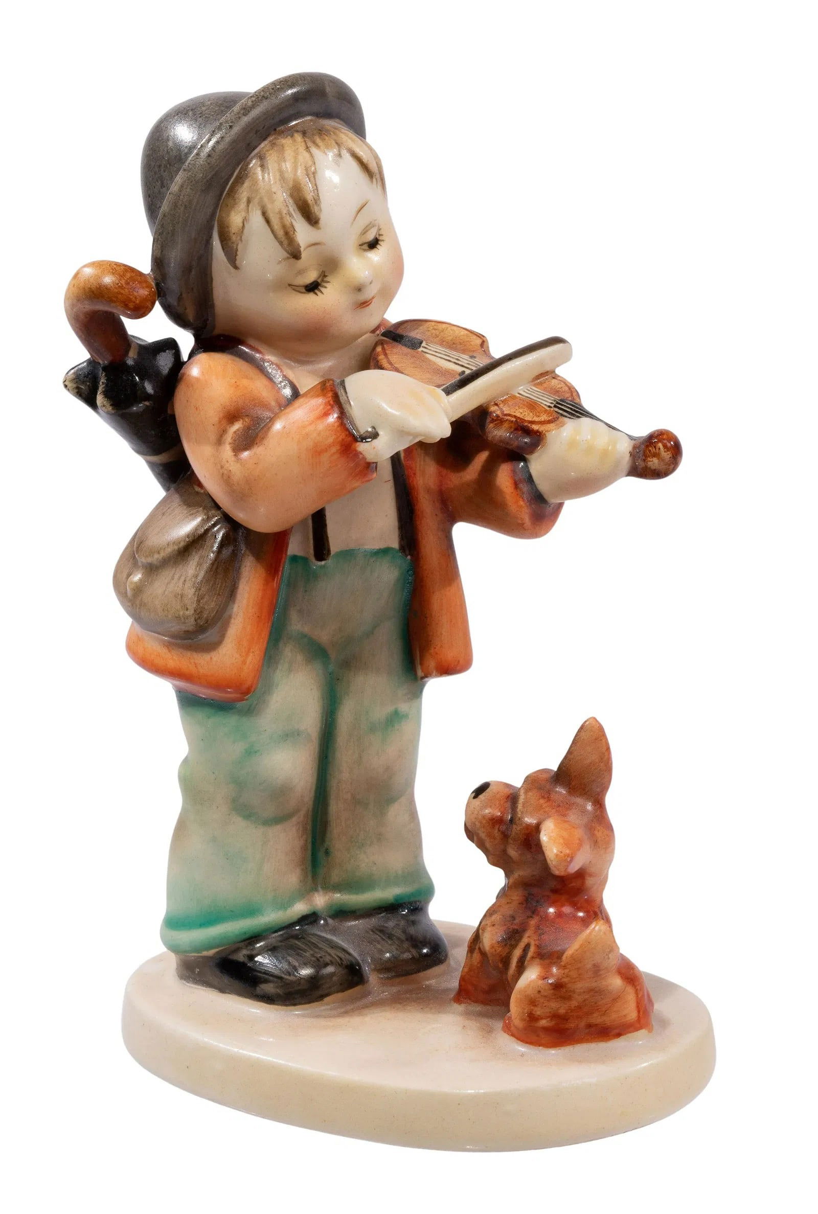 Hummel #1 'Puppy Love' Figurine: Hummel #1 'Puppy Love' Figurine Height: 5 3/8 inches, Diameter: 2 1/2 inches