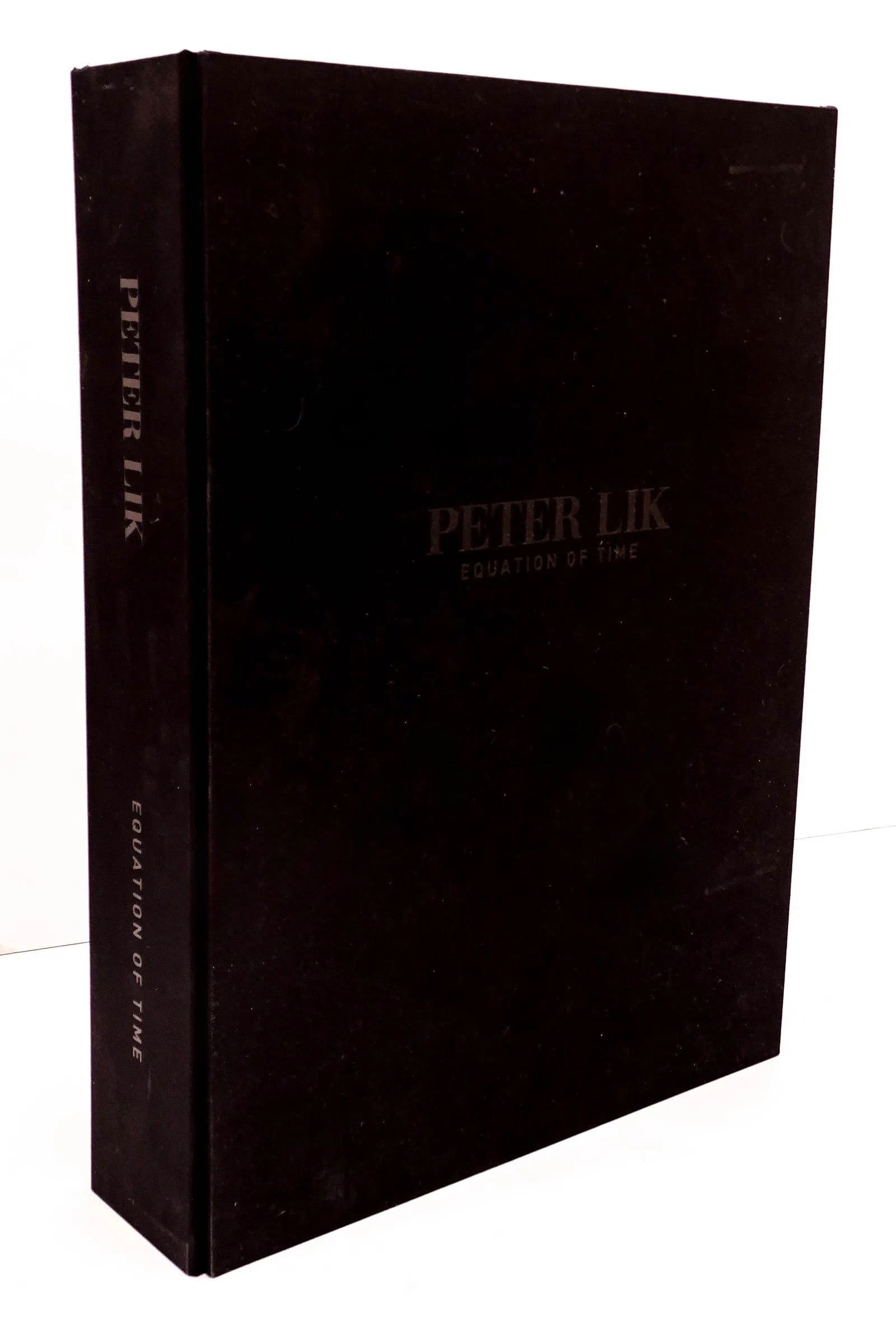 Peter Lik ''Equation of Time'' 2015 Limited Edition: Peter Lik (b.1959 Australian) ''Equation of Time'' 2015 Limited Edition Book 30''x22''x6''. Ink signed large art photography book in black case