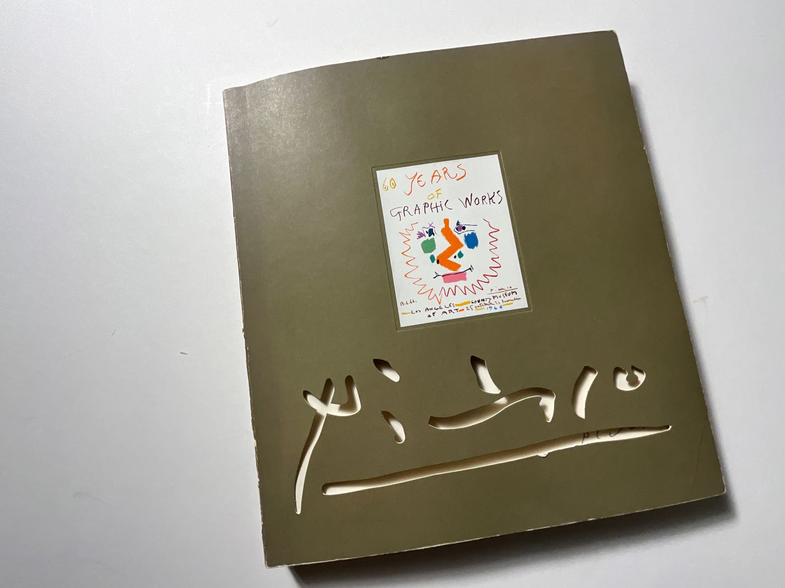 Picasso Bird Drawing signed and dated - 2