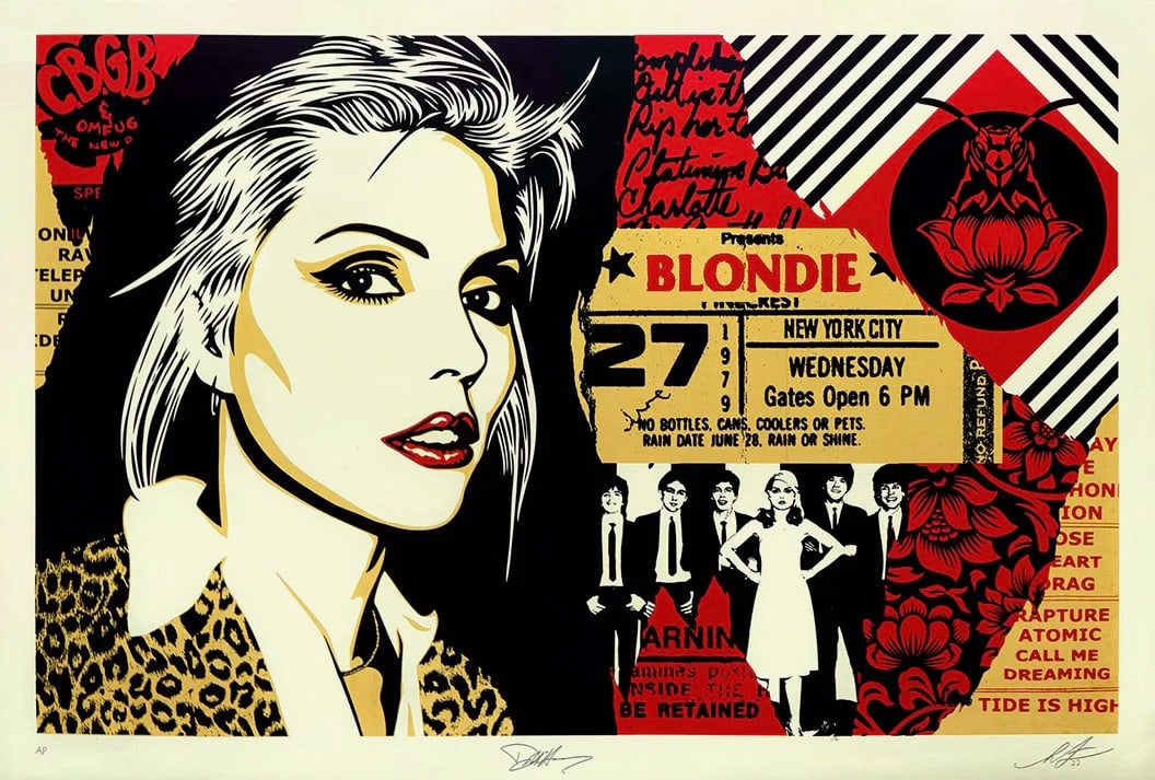 Blondie on Bowery 2022 by Shepard Fairey (1 of 1)
