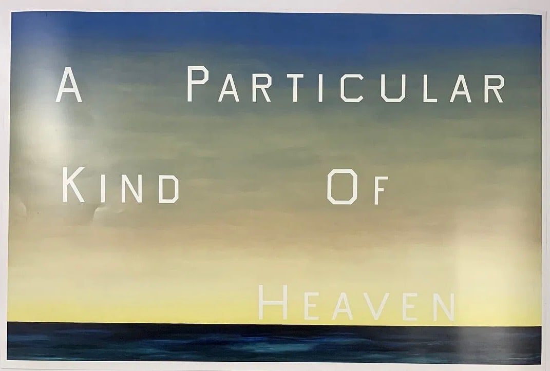 Ed Ruscha - Particular Kind of Heaven 2001 (1 of 1)