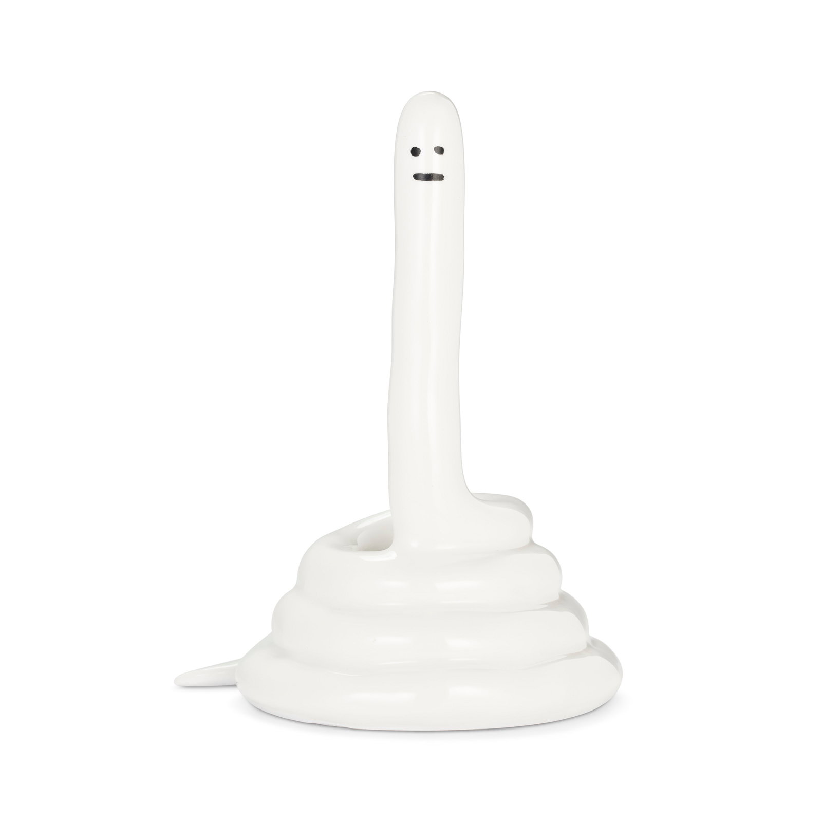 DAVID SHRIGLEY (B.1968) Serpent: DAVID SHRIGLEY (B.1968) Serpent signed and numbered 'DAVID SHRIGLEY 72/250' in black ink (on the underside) glazed ceramic multiple with certificate of authenticity Height (multiple): 93??8 inches