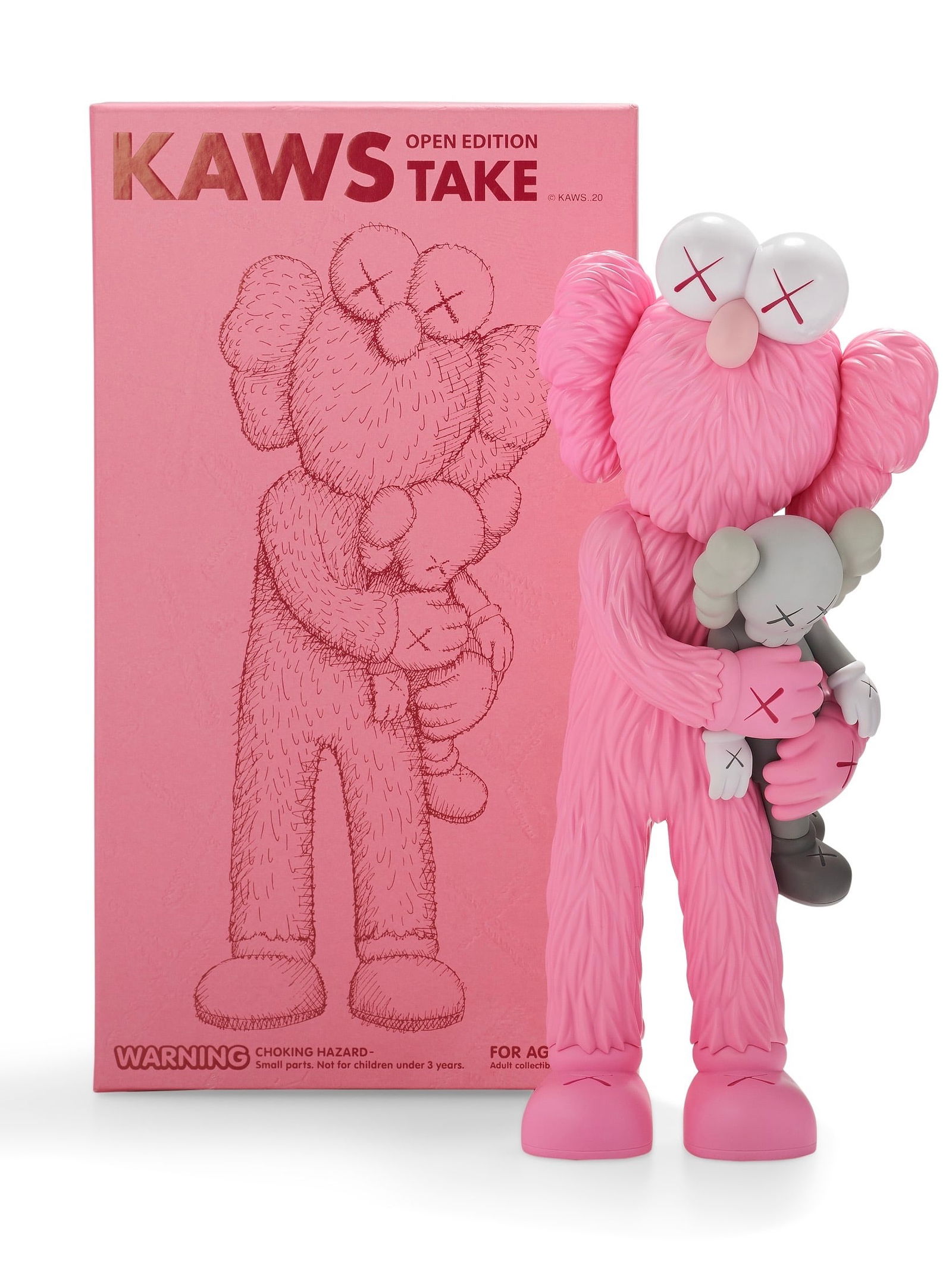 KAWS (B.1974) TAKE (PINK) (1 of 3)