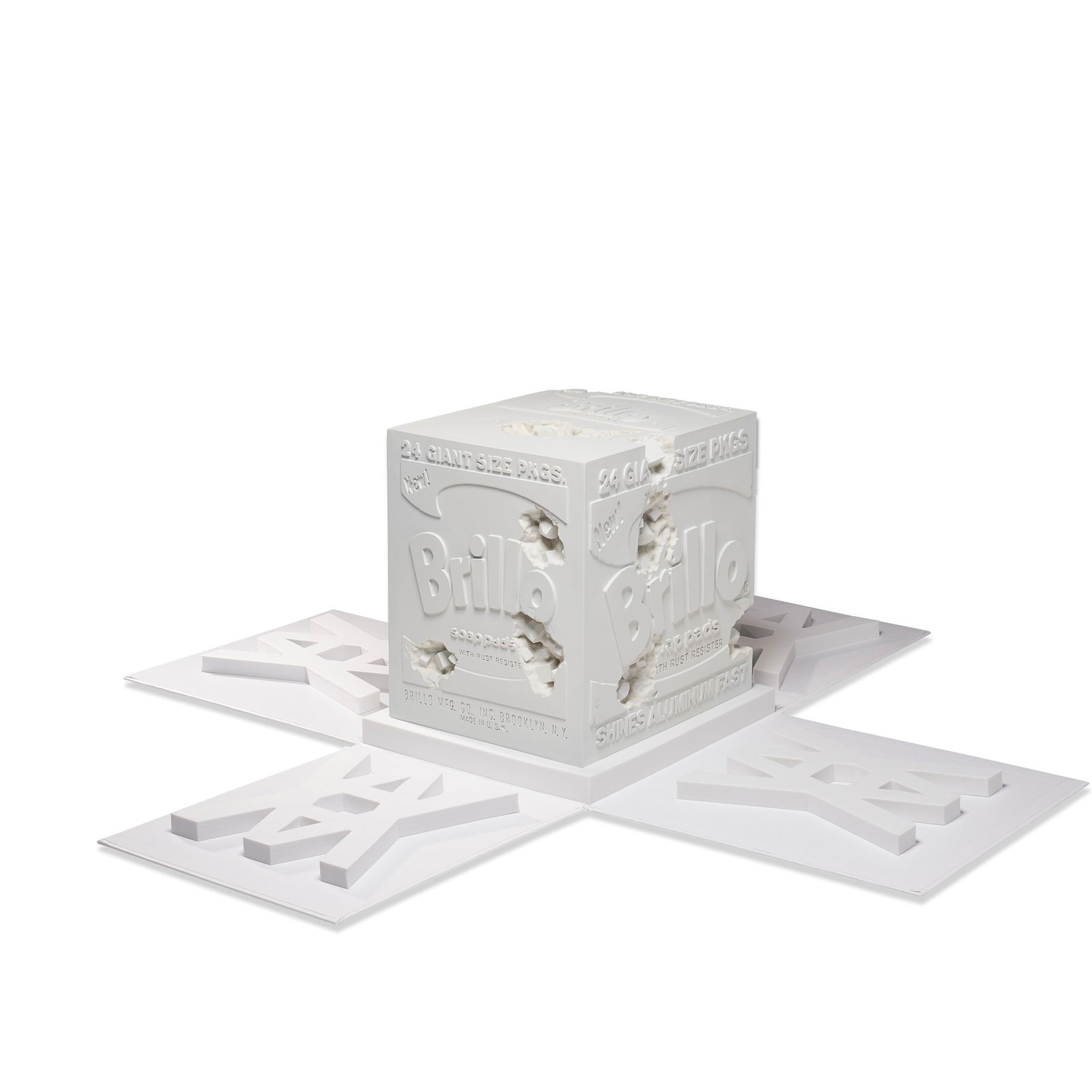 DANIEL ARSHAM (B. 1980) Eroded Brillo Box (1 of 1)