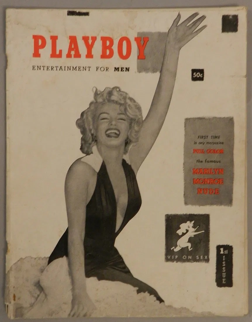Original Marilyn Monroe Playboy #1 Magazine 1953: Measures: 11 x 9 inches