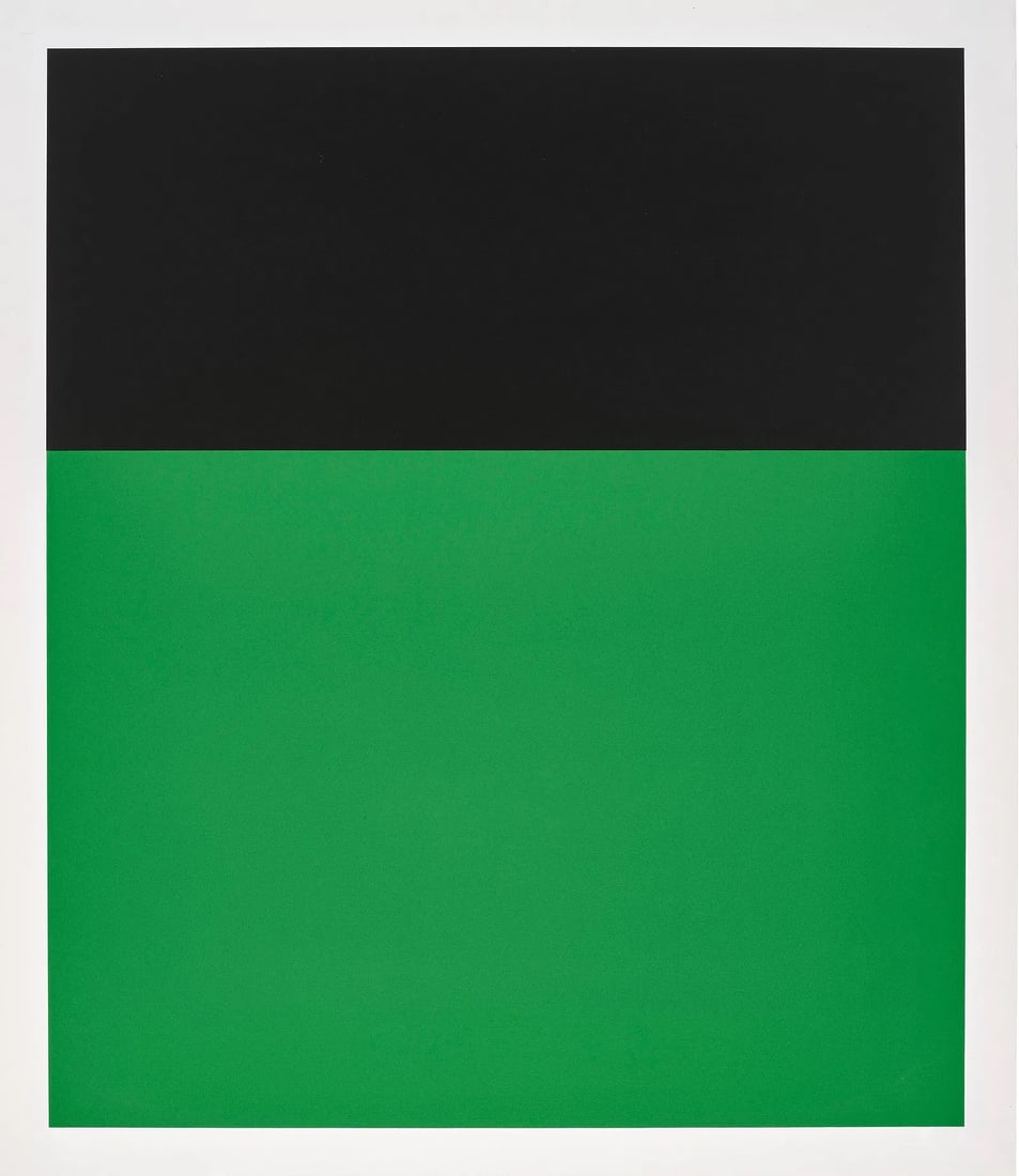 ELLSWORTH KELLY Black and Green (1 of 1)