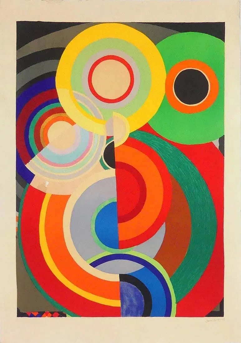 SONIA DELAUNAY 'AUTOMNE' PRINT IN COLORS (1 of 1)