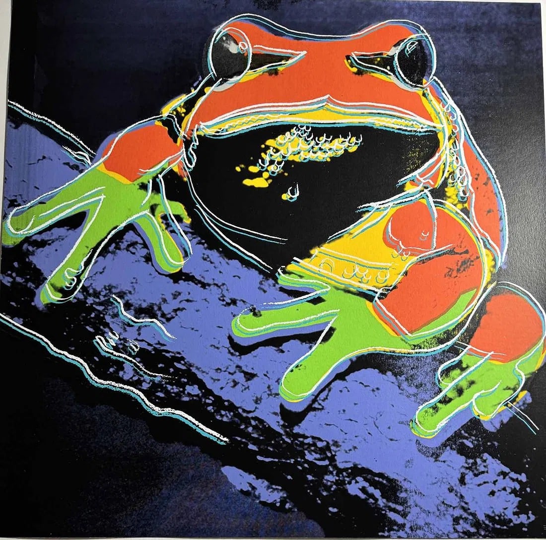 ANDY WARHOL 'PINE BARRENS TREE FROG' SCREENPRINT (1 of 2)