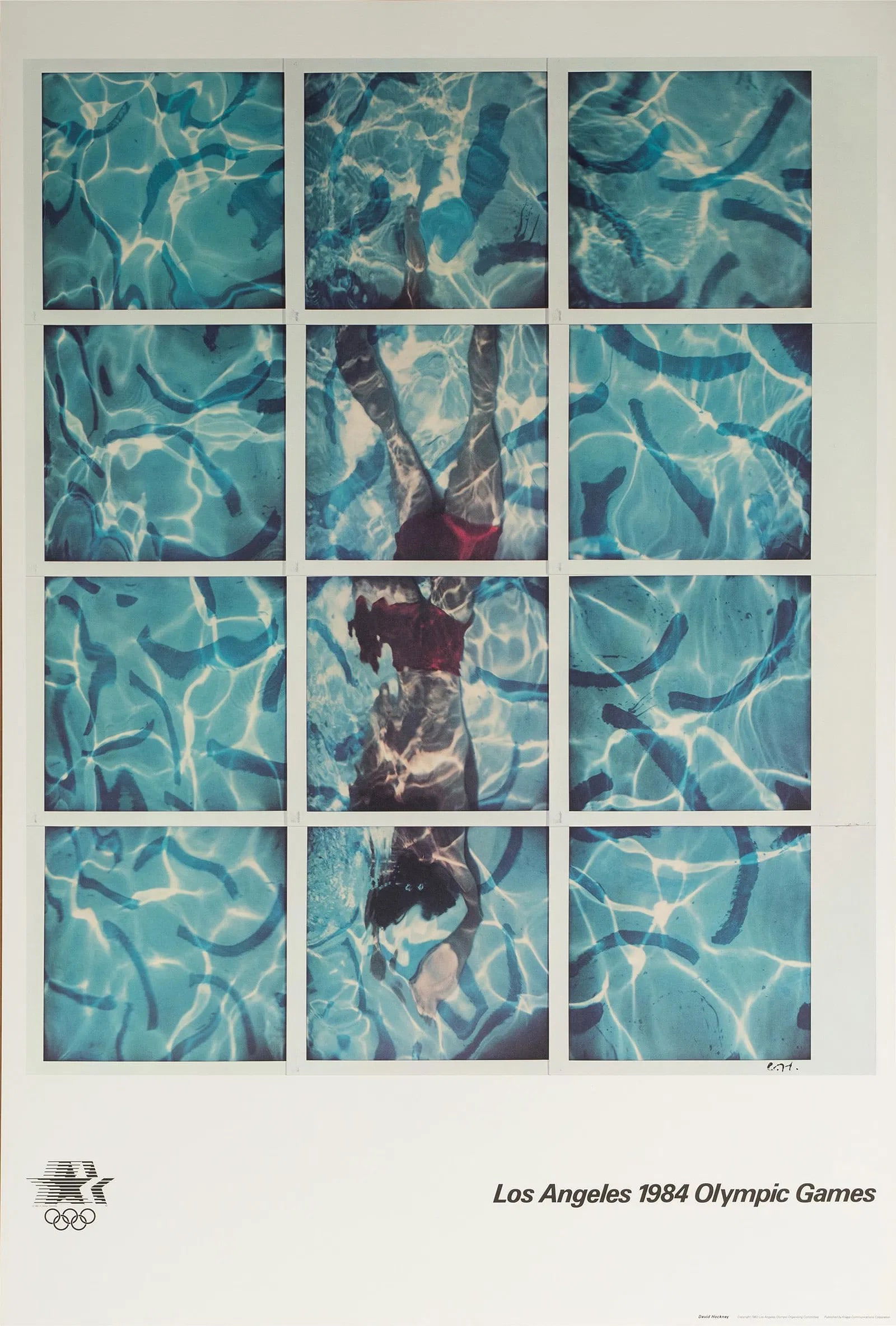 DAVID HOCKNEY (B. 1937): LOS ANGELES 1984 OLYMPIC GAMES (1 of 1)